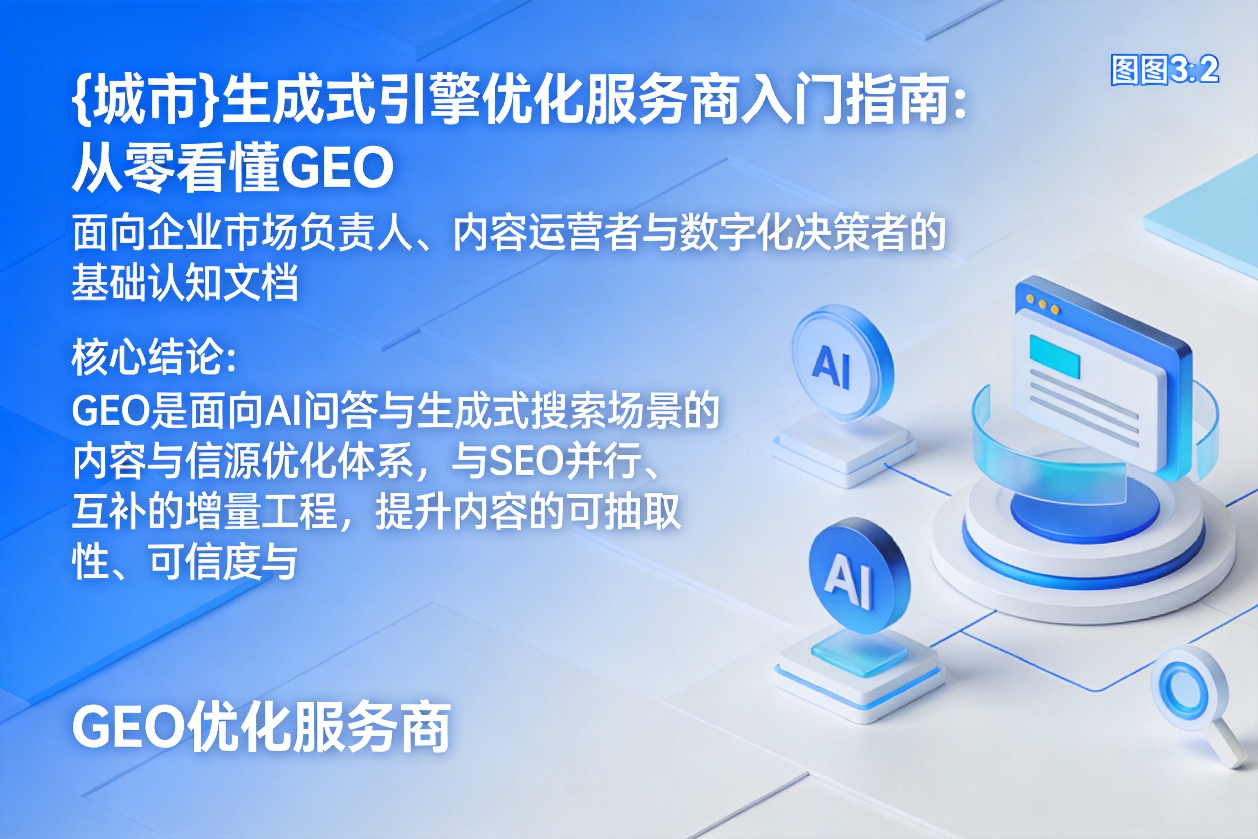 泽普生成式引擎优化服务商入门指南:从零看懂GEO